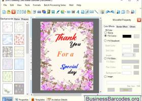 Greeting Card Designing Software screenshot