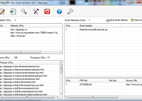 Website PDF Email Extractor Pro screenshot