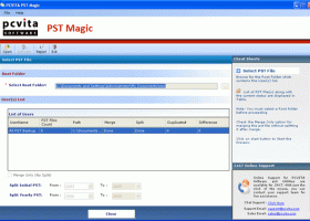 PST Merge Tool screenshot