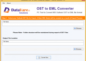 DataVare OST to EML Converter Expert screenshot