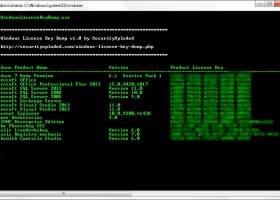 License Key Dump for Windows screenshot