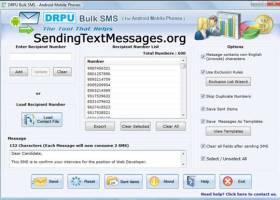 Send Text Message Software screenshot