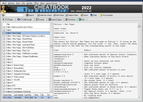 CheatBook DataBase 2022 screenshot