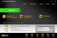 Norton Internet Security 2012 screenshot