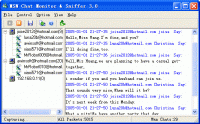 MSN Chat Monitor & Sniffer screenshot