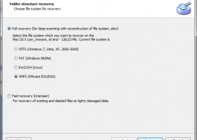 VMFS Recover screenshot