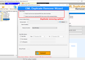 EML Duplicate Remover Software screenshot