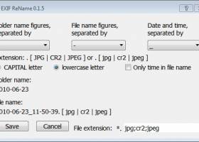 EXIF ReName screenshot