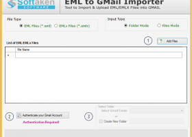 Softaken EML to Gmail Migration screenshot