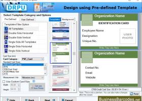 Card designing software screenshot