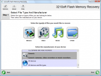 321Soft Flash Memory Recovery screenshot