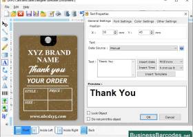 Voucher Label Designer Software screenshot