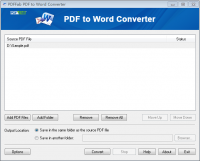 PDFFab PDF to Word Converter screenshot