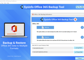 Sysinfo Office 365 Backup Tool screenshot