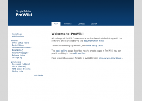 PmWiki screenshot