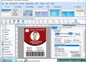 Digital Printing Card Software screenshot