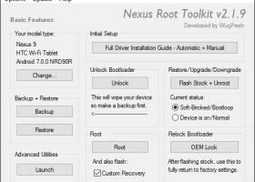 Nexus Root Toolkit screenshot