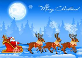 Christmas Sleigh Screensaver screenshot