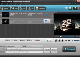 Aiseesoft QuickTime Video Converter screenshot