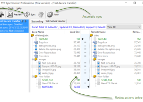 FTP Synchronizer Professional screenshot