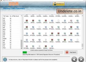 Undelete Memory Card Files screenshot