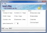 Secure Wipe portable screenshot