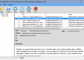 EML to PST Converter screenshot