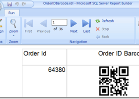 Native SSRS Barcode Generator screenshot