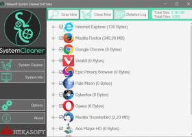 Hekasoft System Cleaner screenshot