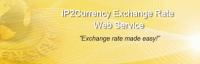 IP2Currency Exchange Rate Web Service screenshot