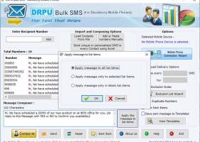 BlackBerry Phone Text Messaging Tool screenshot