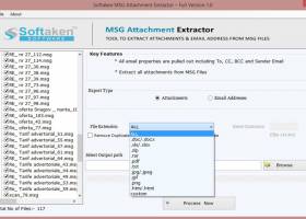 Softaken MSG Attachment Extractor screenshot