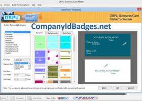 Business Card Designing Software screenshot