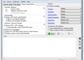 AVZ Antiviral Toolkit screenshot