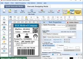 Pharmaceutical Barcode Generator screenshot