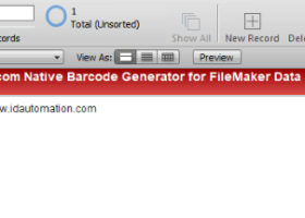Filemaker Data Matrix Generator screenshot