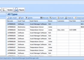 isimSoftware Asset Organizer Software screenshot