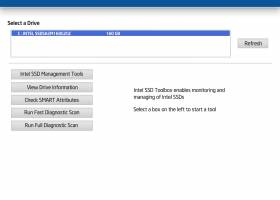 Intel Solid-State Drive Toolbox screenshot