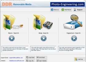 Removable Media Data Rescue Tool screenshot