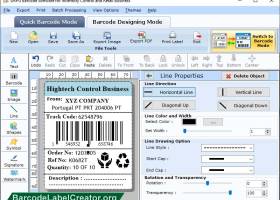 Retail Business Barcode Label screenshot