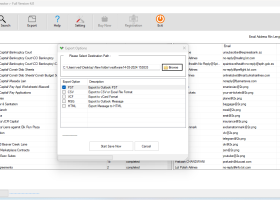 PST Email Address Extractor screenshot