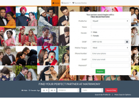 GoClixy PHP Matrimonial Script screenshot