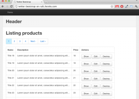 Bootstrap screenshot