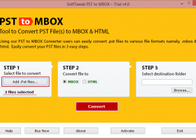 Smart PST to MBOX Converter screenshot