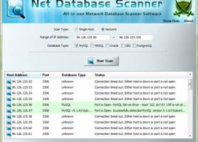 Network Database Scanner screenshot