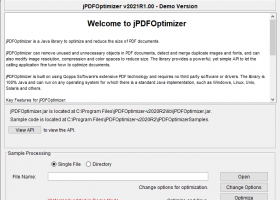 jPDFOptimizer screenshot