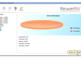 Recover raw data from hard drive screenshot