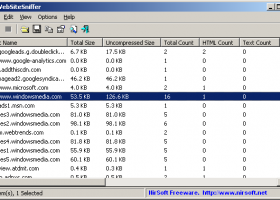 WebSiteSniffer 64-bit screenshot