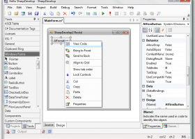 SharpDevelop screenshot