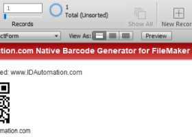 FileMaker QR Code Generator screenshot